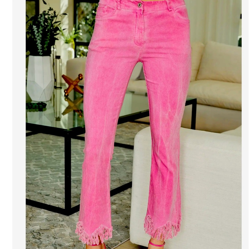 Venti6 Italian fray hem pants small